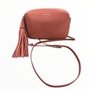 Jimmy Choo Powder Pink Leather Athini Crossbody Bag